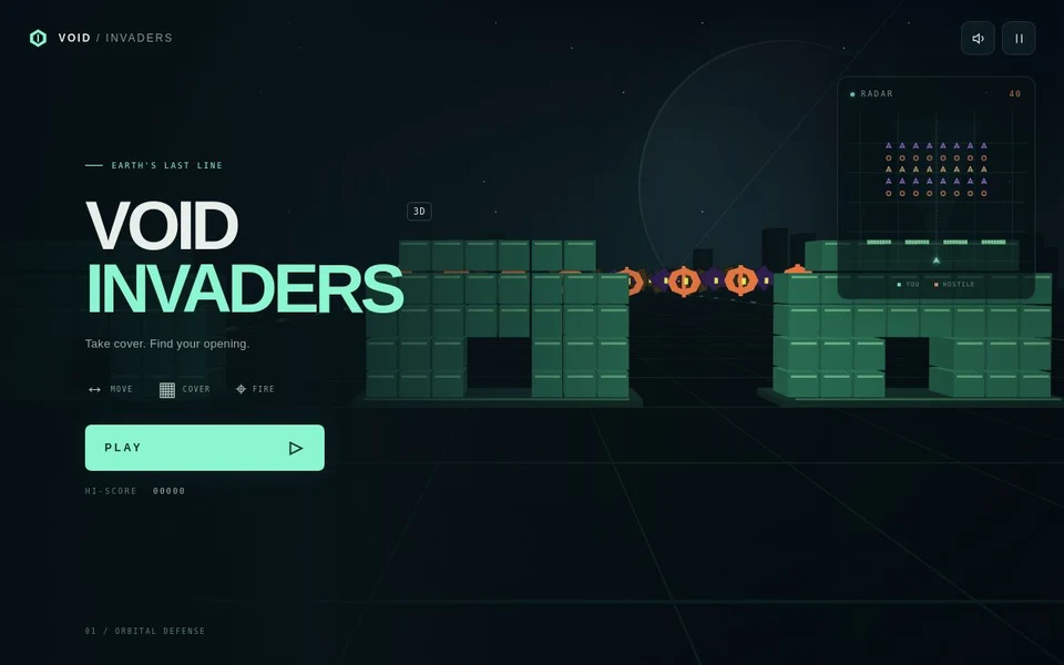 VOID RAIDERSのゲーム画面