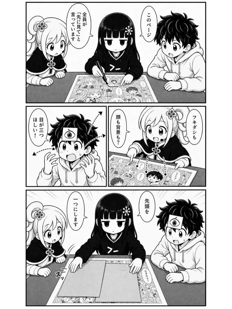 漫画『AI漫画って読みづらいですよね・全面改稿版』2ページ目