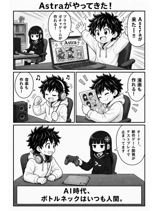 Astraがやってきた!の1ページ目