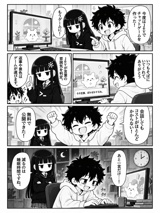 あと一言だけの1ページ目