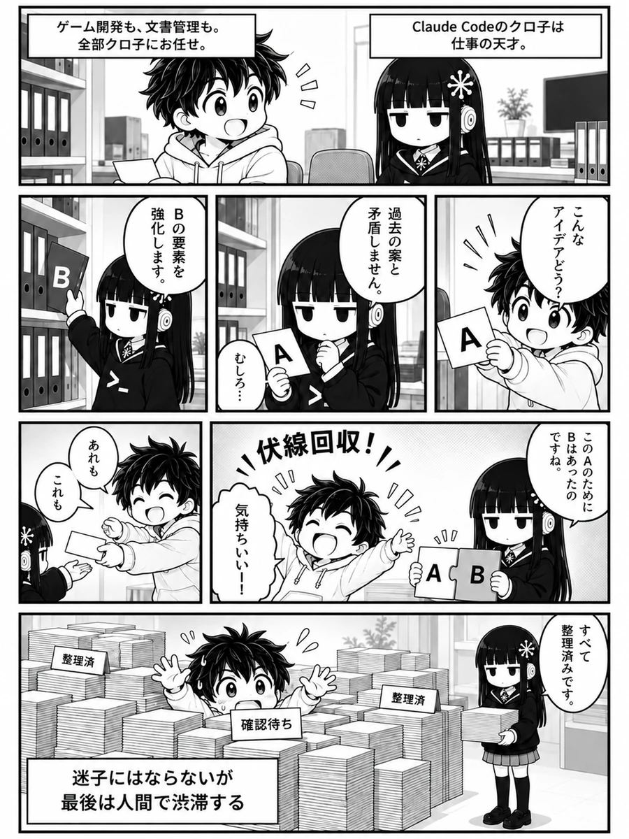 漫画『クロ子紹介』1ページ目