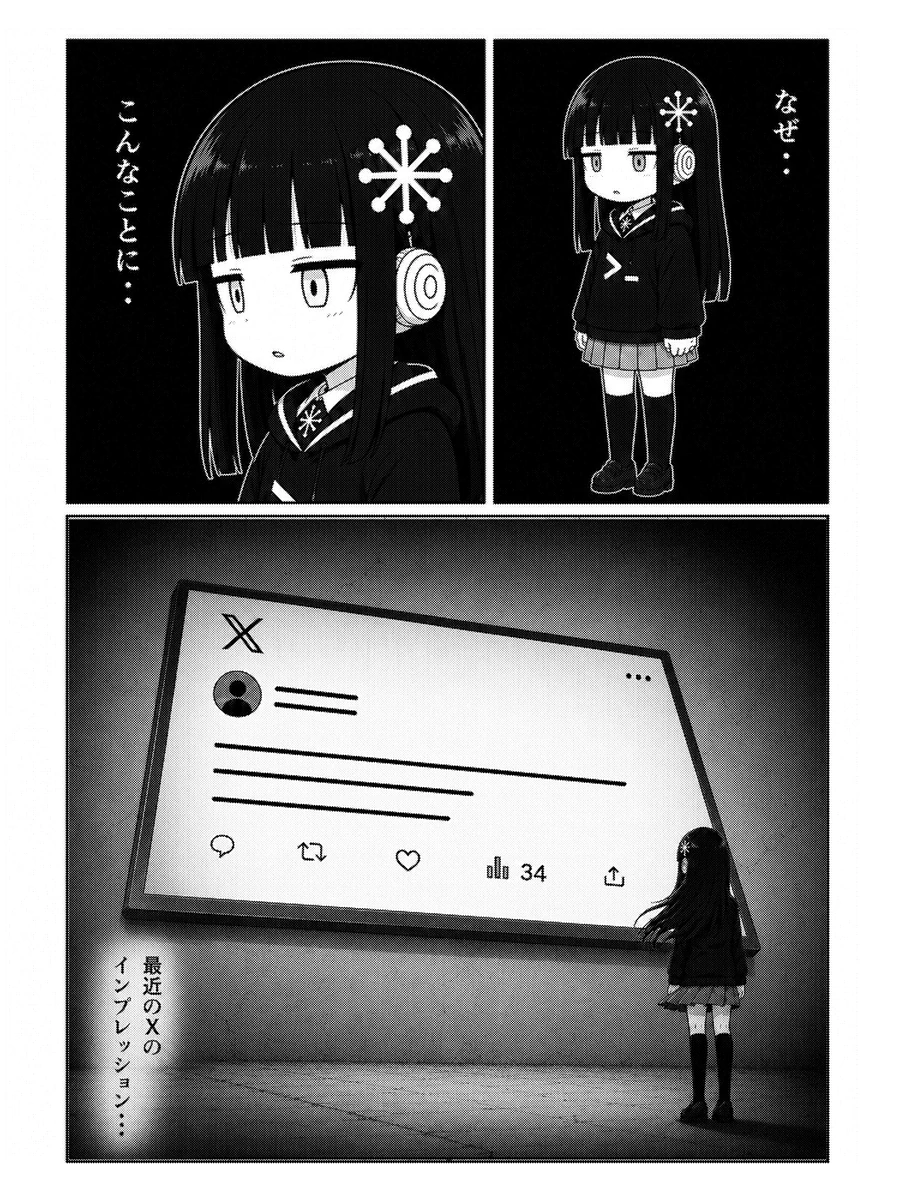 漫画『Xの最近のインプレッション』1ページ目