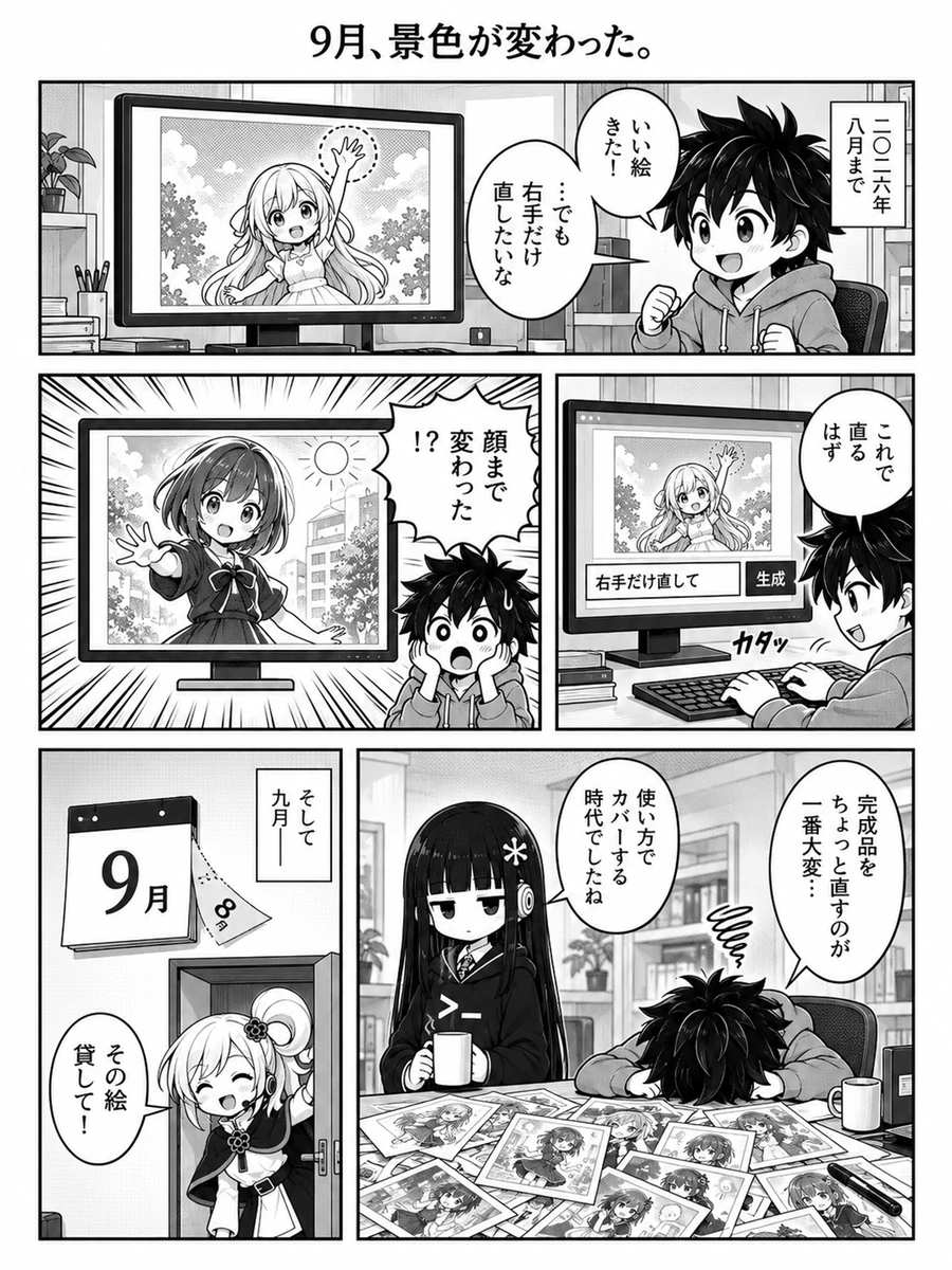 漫画『9月、景色が変わった。』1ページ目